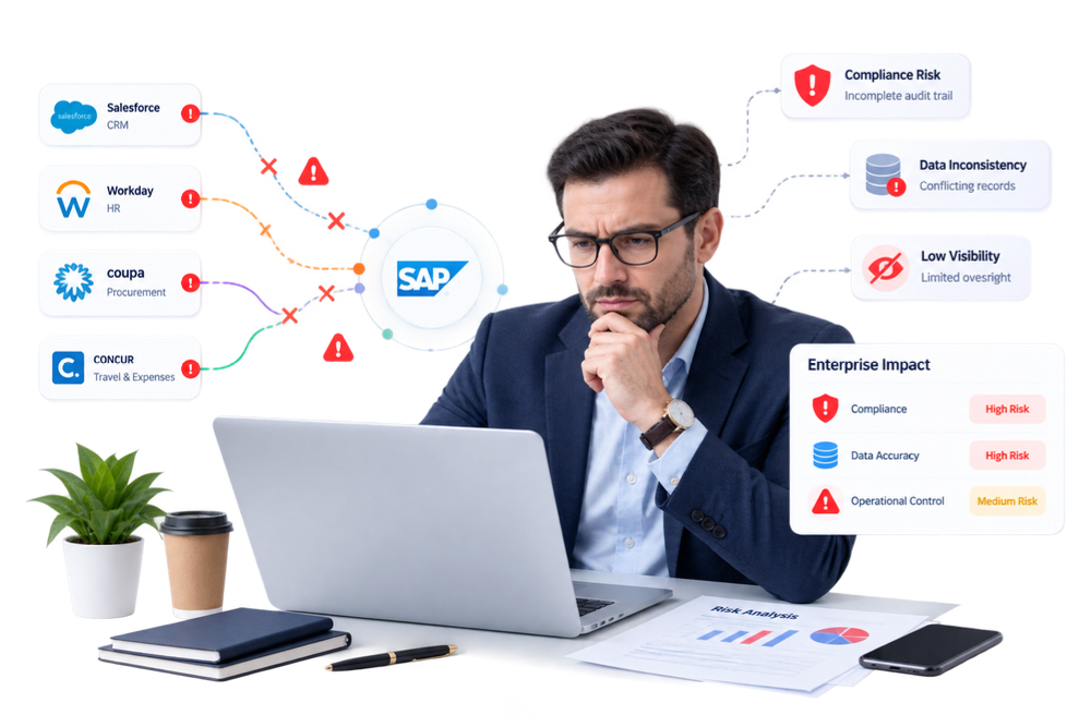 Visibility, control and data gaps increasing enterprise risk