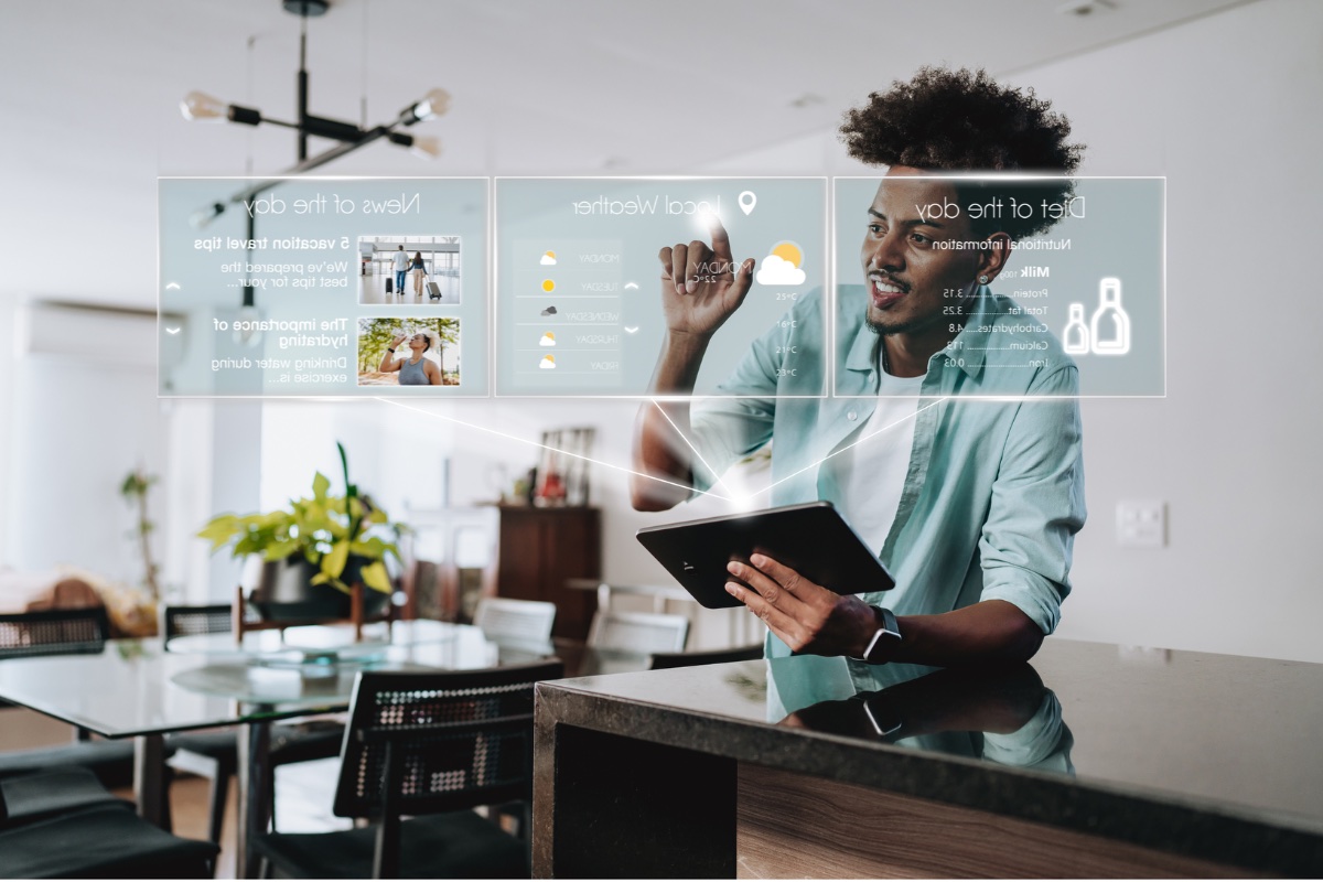 Interacting with a connected data interface