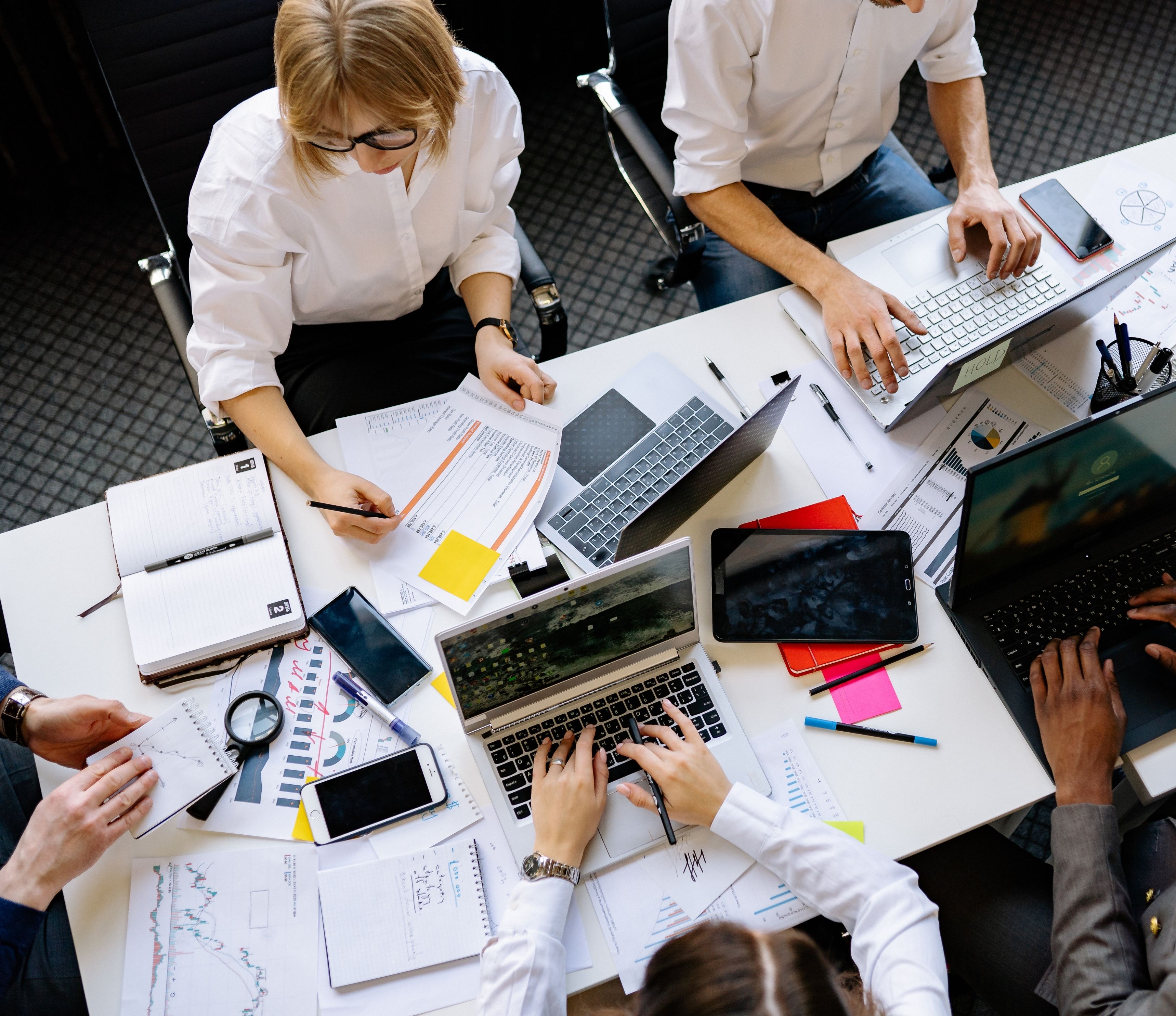 Finance professional reviewing SAP integration