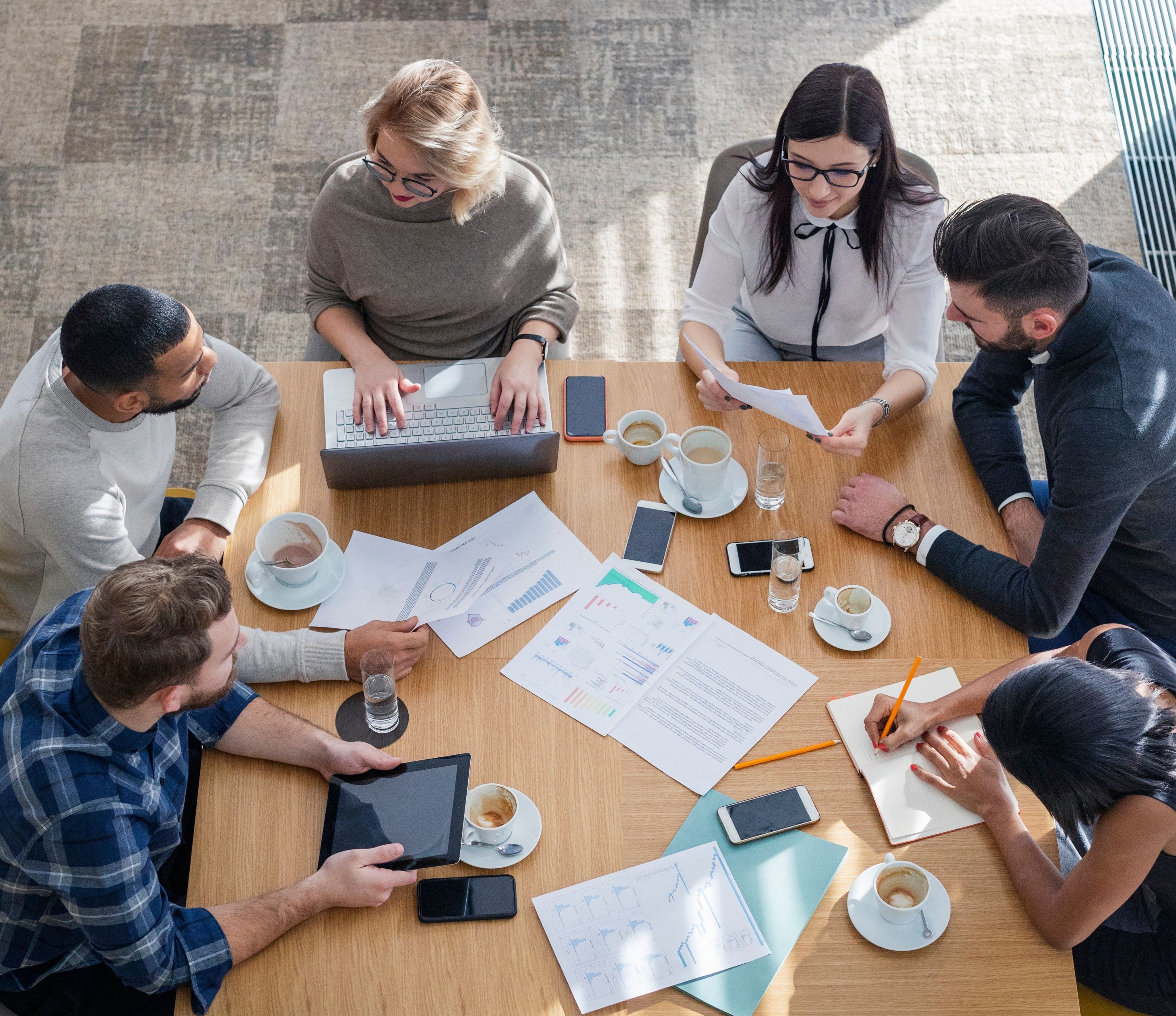 Team assessing the fragmented ERP landscape